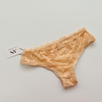 Set đồ lót gọng vai cánh tiên nude đính cúc