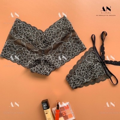 Set 2 quần đùi và quần T ren
