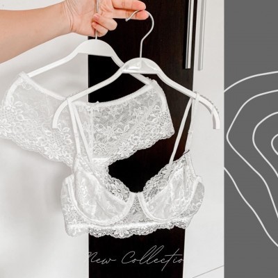 Set đồ lót gọng trắng - Lacy white