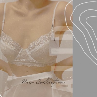 Set đồ lót gọng trắng - Lacy white
