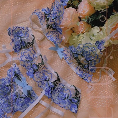 Set bralette xanh 3 chi tiết
