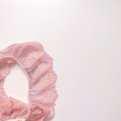 Set bralette hồng tím ánh cam