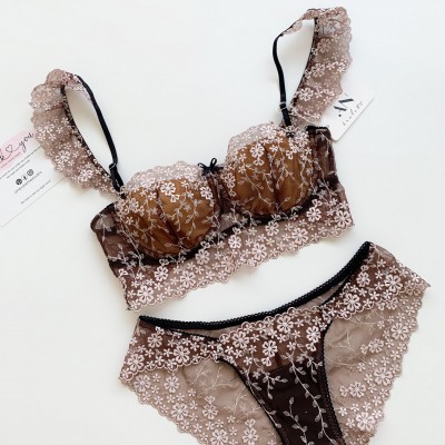 Set áo gọng ren thêu vai cánh tiên rời - Lilyluta