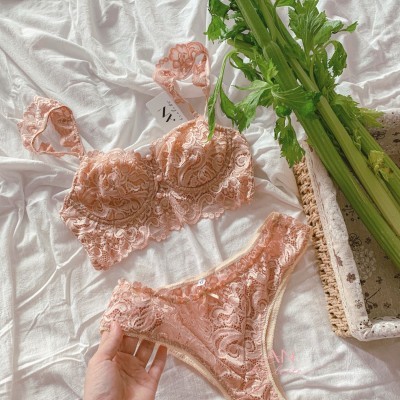 Set áo gọng vai cánh tiên màu hồng vỏ đỗ