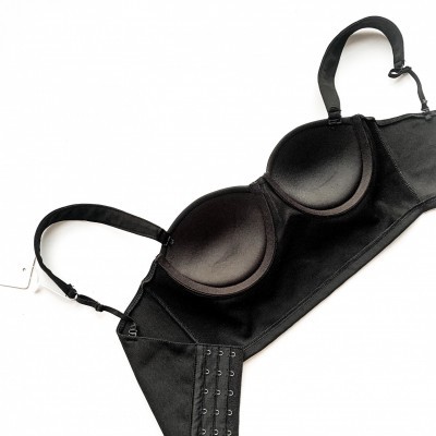 Corset thun đen quai bản to